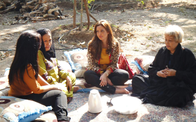 "مشهد من مسلسل «حبر العيون»\tمن المصدر"