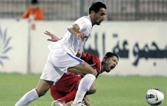 "النشامى خسروا بهدف كبادزي \tالبيان"