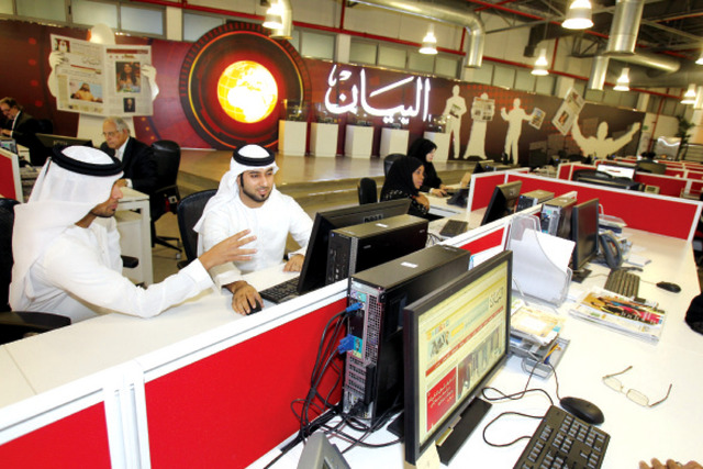 "عمليات الإنتاج والتنفيذ تتم إلكترونيا من تسليم المحرر لمقالته وحتى تعانق الصحيفة اعين القراء"