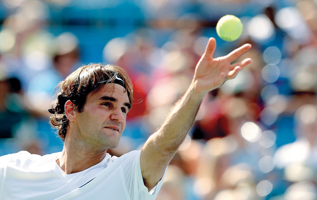 "السويسري روجيه فيدرر\t (ا. ف. ب)"