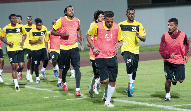 "من تدريبات الوحدة استعداداً للموسم الجديد \t البيان"