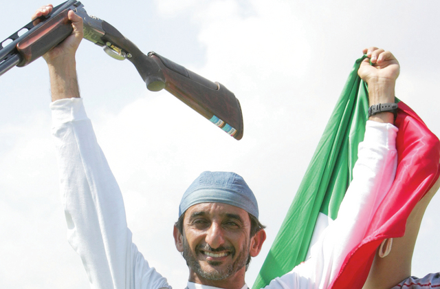 "أحمد بن حشر نموذج للرياضي المتميز"