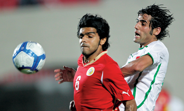 "من لقاء البحرين والعراق في الدورة الأخيرة\t البيان"