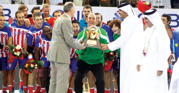 "لاعبو اتليتكو سعداء بكأس العالم للأندية \tمن المصدر"