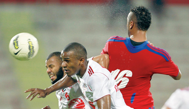 "الشارقة نجح في العودة من جديد إلى حسابات التأهل \t تصوير: سالم خميس"