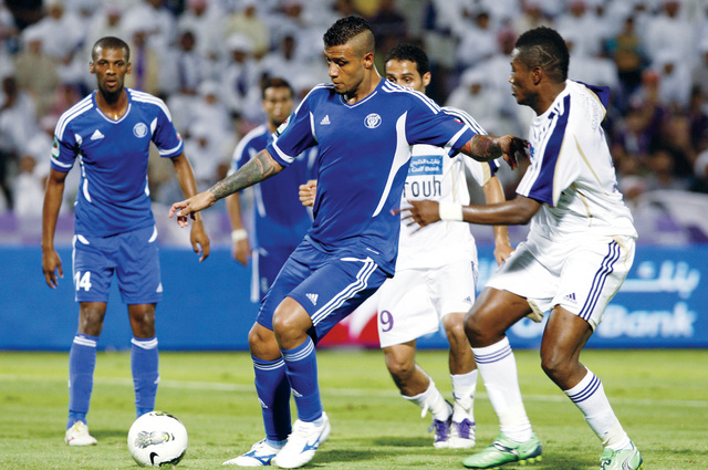 "من لقاء النصر والعين في الموسم الماضي \tالبيان"