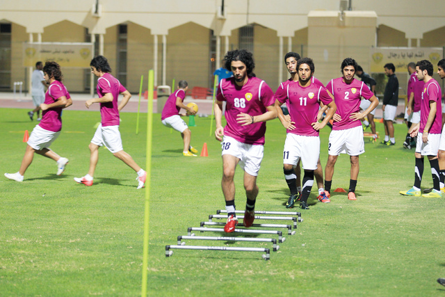"الوصل جاهز للقاء كلباء في كأس اتصالات    \tتصوير: عماد علاء الدين"
