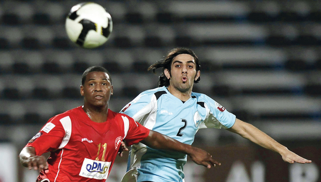 "من منافسات الدوري القطري \t أرشيفية"