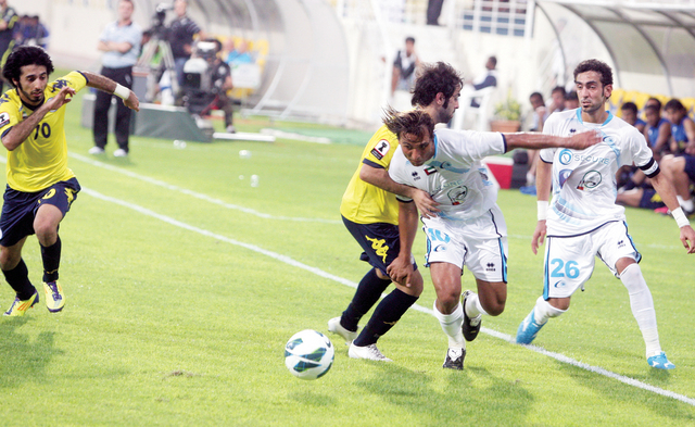 "جانب من مباراة الظفرة وبني ياس"