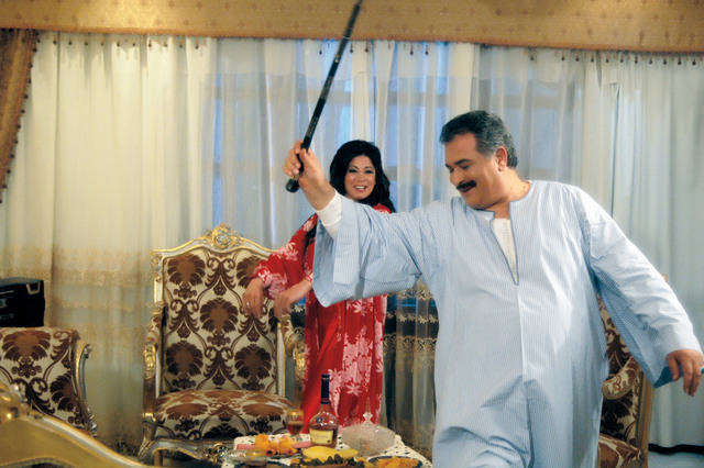 "مشهد من مسلسل \"سلسال الدم\""