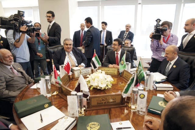 "خلال الاجتماع الخليجي في نيويورك \tبنا"