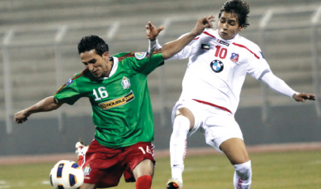 "الوحدات عاد من الكويت بالتعادل في لقاء الذهاب \tأرشيفية"