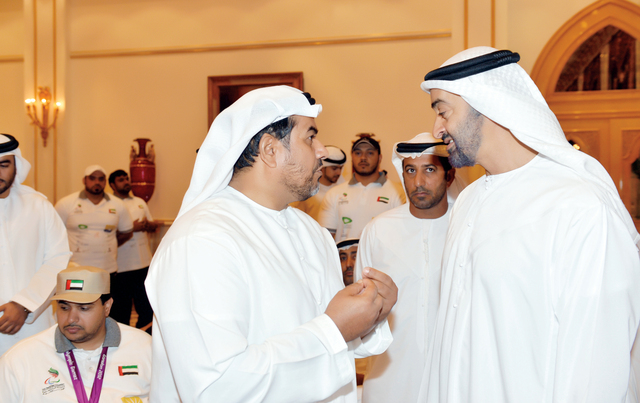 "محمد بن زايد يستمع إلى حديث ثاني جمعة"