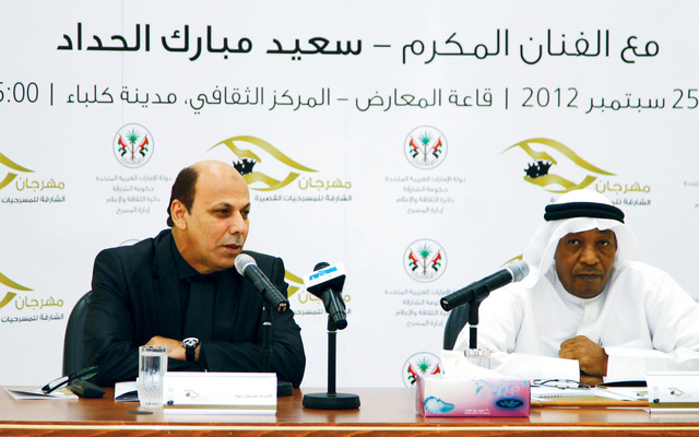 "سعيد الحداد وفيصل جواد في اللقاء المفتوح"