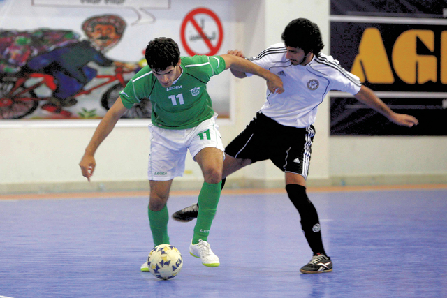 "من مباريات فريق الخليج في دوري الصالات «من المصدر»"