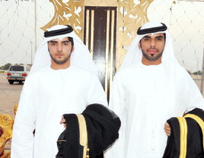 "العريسان سعيد علي وعلي عوض"