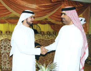 "العريس يتقبل تهاني سالم هلال الكعبي"