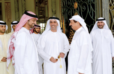 "حميد النعيمي وعمار بن حميد وسيف بن زايد وعبد العزيز بن حميد وماجد النعيمي"