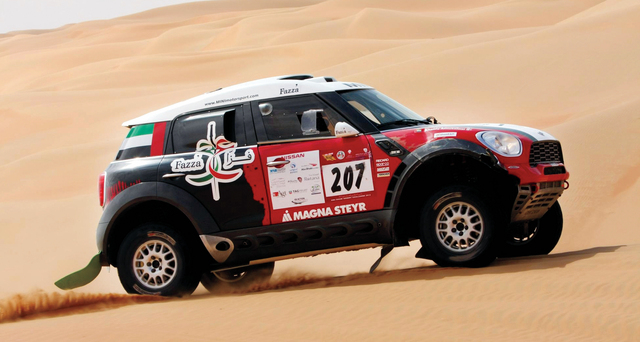 المطيوعي يسجل أسرع توقيت في أولى مراحل  رالي  الفراعنة