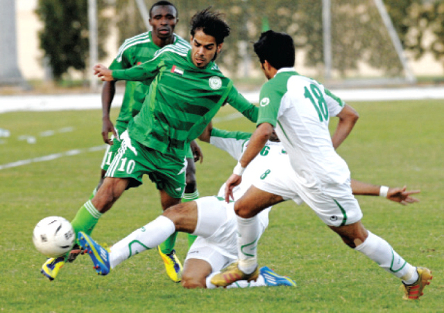 "العروبة يبحث عن فرصة للتأهل أمام الجزيرة الحمراء ارشيفية"