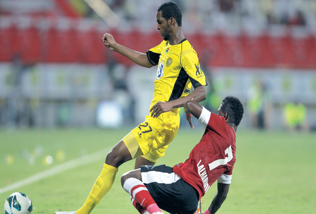 "الوصل أضاع الفوز في الدقائق الأخيرة تصوير - سالم خميس"