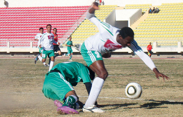"جانب من منافسات الدوري اليمني\tأرشيفية"