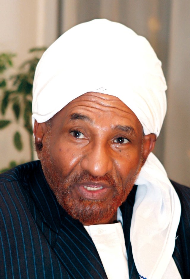 "الصادق المهدي \tالبيان"