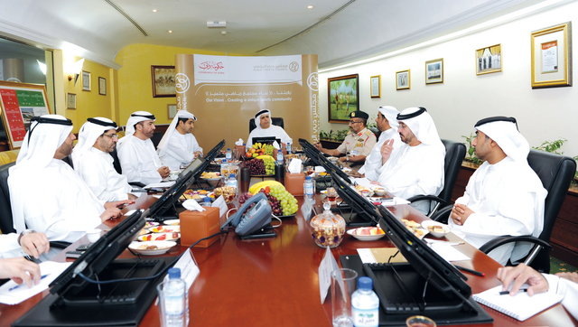 "جانب من اجتماع مجلس دبي الرياضي مع اندية الرياضات النوعية \tمن المصدر"