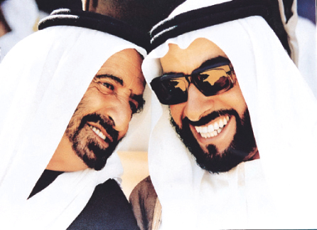"زايد وراشد بانيا نهضة الإمارات"