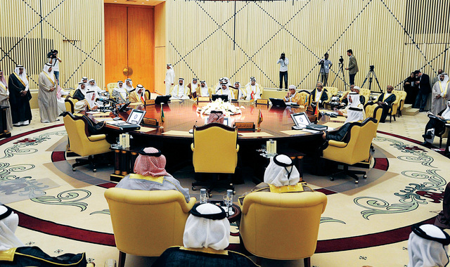 "جانب من اجتماع وزراء الطاقة بدول التعاون في الرياض\t أ ف ب"