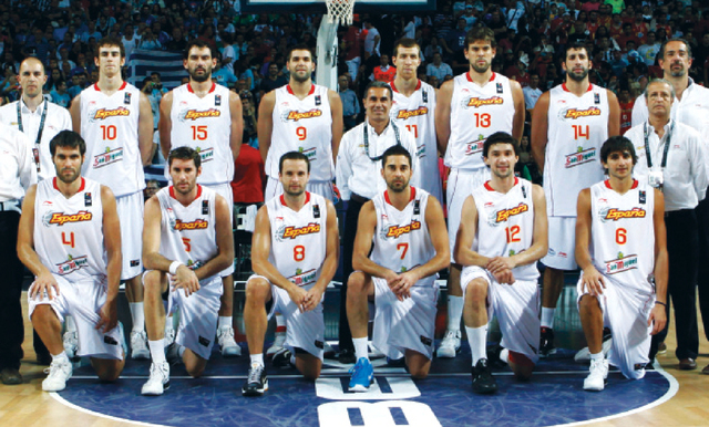 "منتخب اسبانيا لكرة السلة \t\t أرشيفية"