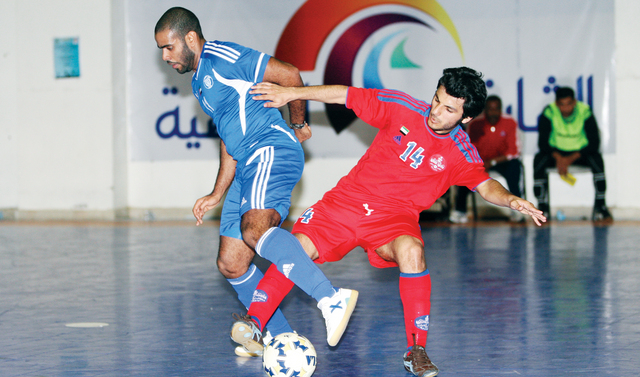 "الشعب يتألق ويتأهل إلى نصف نهائي كأس الصالات\tالبيان"