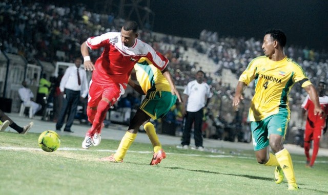 ":المنتخب السودانى يسعى لعبور اثيوبيا اليوم\t ارشيفية"