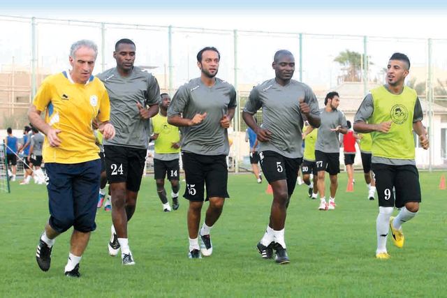 "الظفرة يطمح لتحقيق الفوز على الاتحاد\tتصوير: مجدي اسكندر"