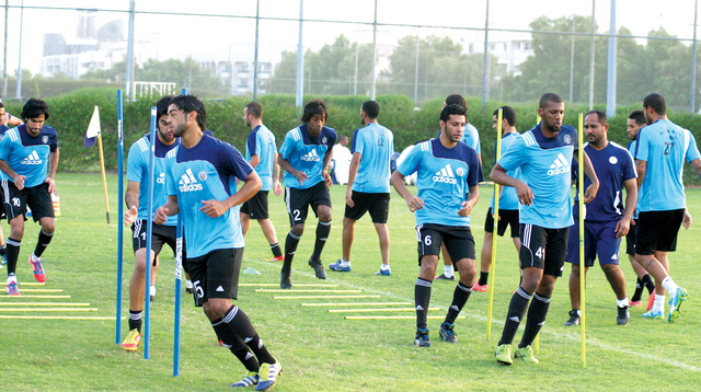 "تدريبات سابقة للعميد \tالبيان"