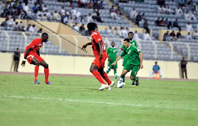 "المنتخب السعودي حول تأخره الى فوز\t\tالبيان"