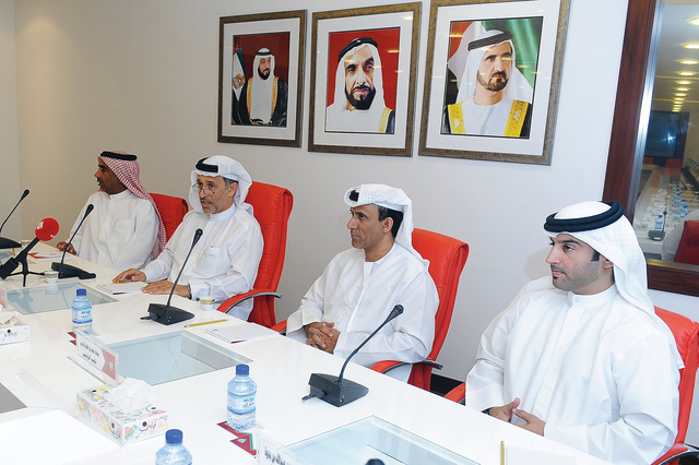 "السركال يتحدث في اجتماع اللجنة العليا المنظمة لكأس العالم للناشئين\t تصوير - هشام تكنوين"