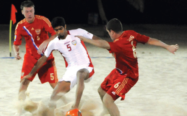 "جانب من لقاء الإمارات وروسيا\t من المصدر"
