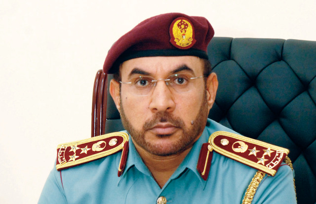 "العميد غيث الزعابي"