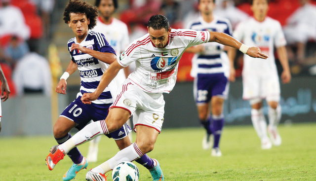 "أوليفيرا سجل هدف التعادل الغالي\t   تصوير: مجدي إسكندر"