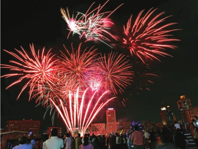 "الألعاب النارية قدمت عروضاً ممتعة لرواد العيد في دبي"