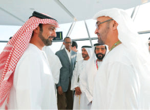 "محمد بن زايد في حديث مع عمار النعيمي"