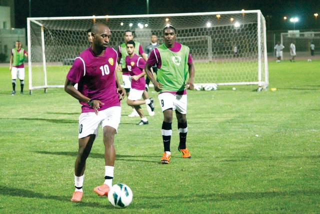 "من مران سابق لفريق الوصل \tالبيان"