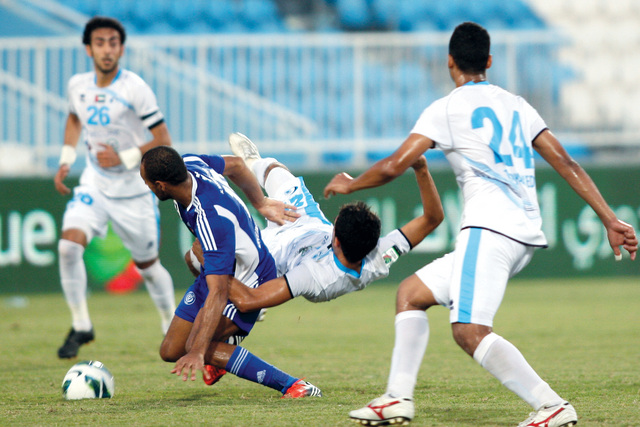 "السماوي تفوق أداءً ونتيجة   \t تصوير: مجدي اسكندر"