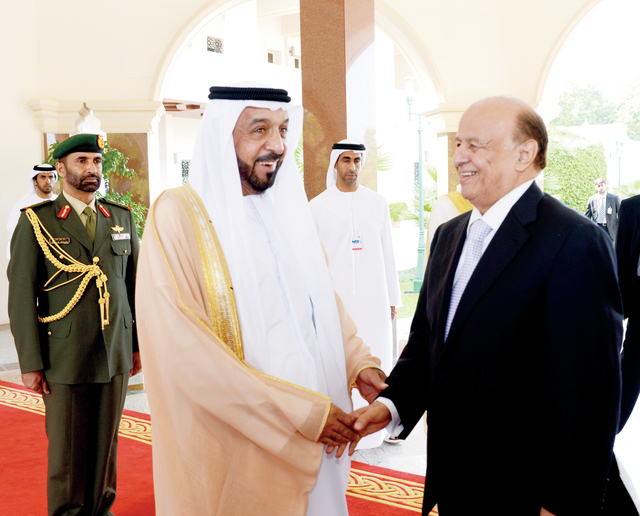 "خليفة مستقبلاً عبدربه منصور هادي \t وام"