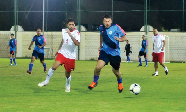 "مشهد من مباريات الأول من أمس \t\t\t من المصدر"