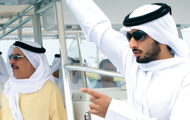 "ماجد بن محمد ودعم متواصل للرياضات البحرية"