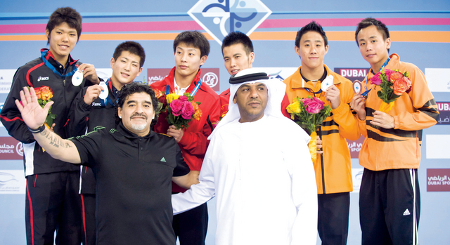 "النجم الكبير مارادونا حرص على تتويج أبطال أسيا"