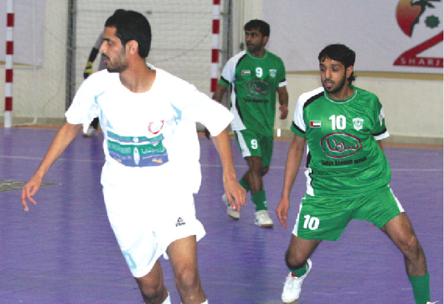 "من مباريات دوري الصالات \t من المصدر"