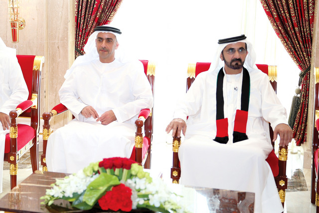 "محمد بن راشد وسيف بن زايد"